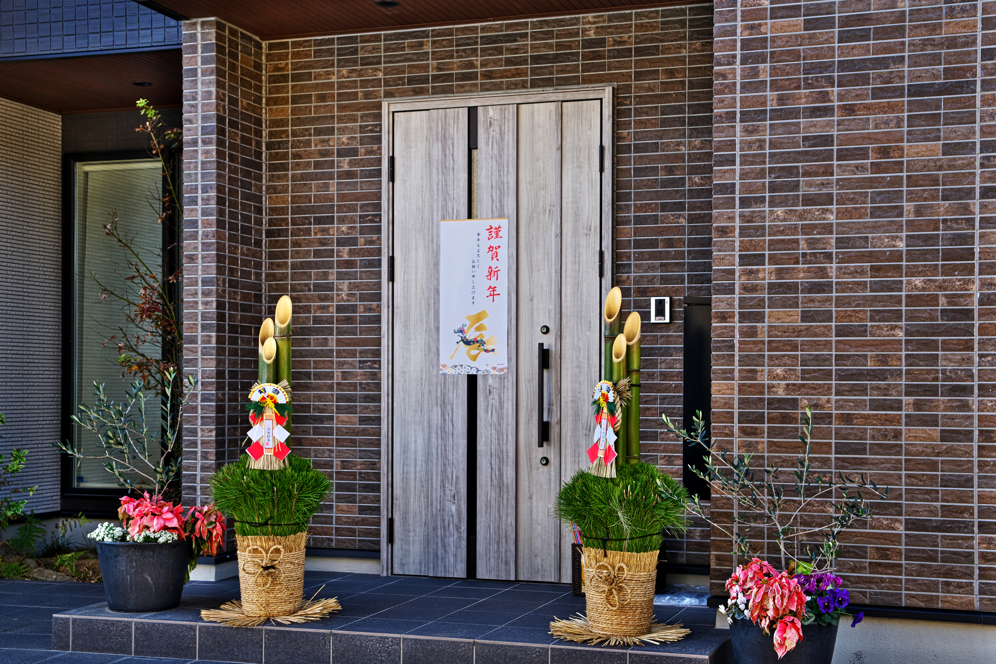 玄関の外飾りの種類