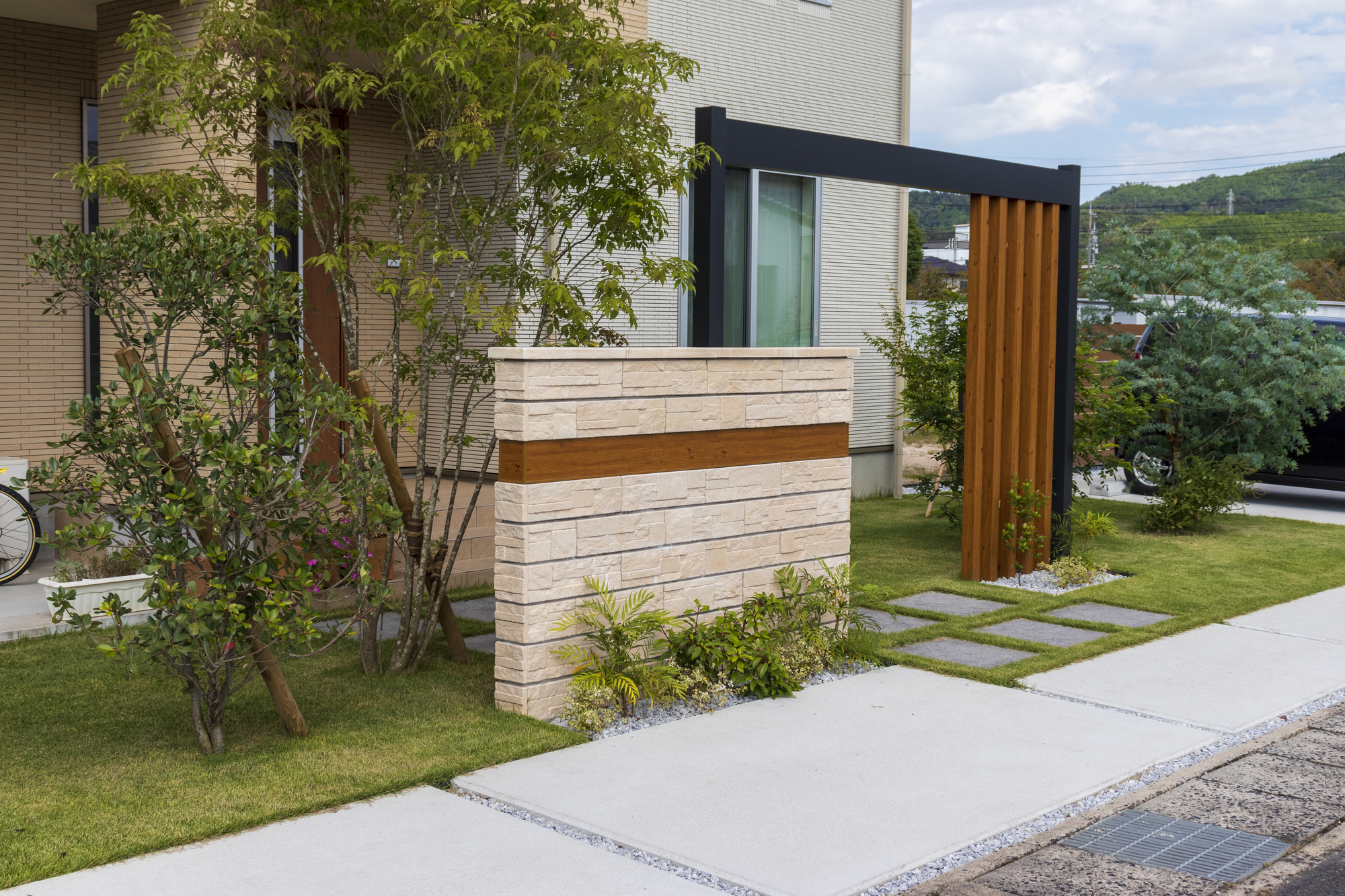 玄関ドアと外壁の組み合わせ方法